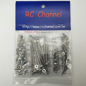 하비몬[RCC-SW58004] Stainless Steel Screws Set for Tamiya XR311 (타미야 XR311 #58004)[상품코드]RC CHANNEL