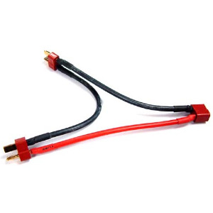 하비몬[#WPT-0016**] [직렬｜딘스 변환잭] T Connector for Series w/14AWG Wire (길이 7cm)[상품코드]YEAH RACING