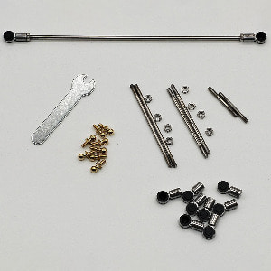 하비몬[RCC-MB30656] Stainless Steel Tie Rod and Steering Linkage Rod Set for Kyosho Turbo Scorpion (교쇼 터보 스콜피온)[상품코드]RC CHANNEL