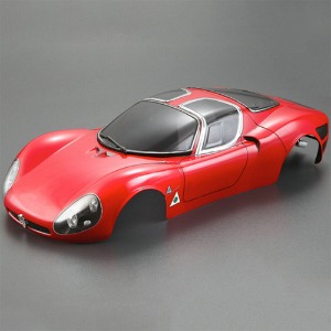 하비몬[#KB48552] 1/10 Alfa Romeo Tipo33 Stradale w/Light Bucket (Red｜킬러바디 완제품)[상품코드]KILLERBODY