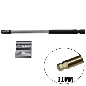 하비몬[MIP-9043s] (볼 엔드) MIP Speed Tip - Ball End Hex Driver Wrench 3.0mm (전동공구 팁)[상품코드]MIP