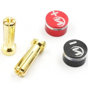 하비몬[#SDY-0290] [2개입｜접착제 고정] Heatsink 5mm Brass Bullet Plug[상품코드]SLIDELOGY