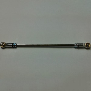 하비몬[#RCC-RD50124] [1개입] 124~130mm Stainless Steel Link Rod with Ball End[상품코드]RC CHANNEL