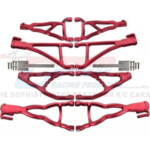 하비몬[#ER4567-R] Aluminium Front+Rear Upper &amp; Lower Suspension Arm (Red) (for Summit, Revo3.3, E-Revo(-2017))[상품코드]GPM
