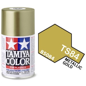 하비몬[#TA85084] TS-84 Metallic Gold (타미야 캔 스프레이 도료 TS84)[상품코드]TAMIYA