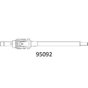 하비몬[#97401075] Front CVD Shaft (Short) for EMO-X (설명서 품번 #95092)[상품코드]CROSS-RC