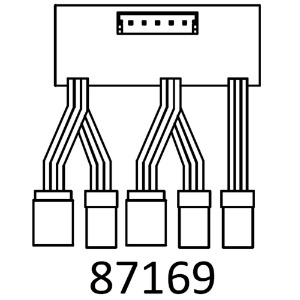 하비몬[#97401161] Y Harness Wire Module for EMO-X2 (설명서 품번 #87169)[상품코드]CROSS-RC