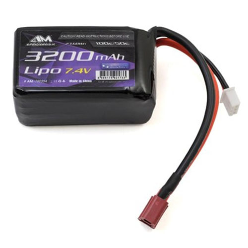 하비몬[#AM-700994] 7.4V 3200mAh Soft Pack Lipo Battery w/Deans Plug (for Dancing Rider, Sand Scorcher)[상품코드]ARROWMAX