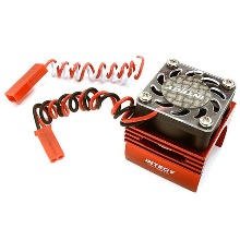 하비몬[#C23141RED] Super Brushless Motor Heatsink for 25mm O.D. Motor + Cooling Fan 1/16 Traxxas ERevo, Slash, Summit, Rally (Red)[상품코드]INTEGY