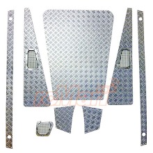 하비몬[#CC/D-1004] [단종] Diamond Plates Set Silver Body Accessories for 1/10 Land Rover D90 D110[상품코드]CCHAND_R