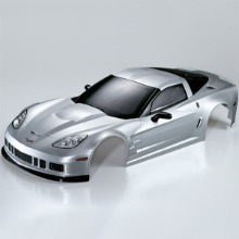 하비몬[선주문필수] [#KB48085] 1/7 Corvette GT2 Body w/Light Bucket (for Traxxas XO-1) (Silver｜완제품)[상품코드]KILLERBODY